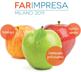 "FARimpresa 2011": DA CCIAA MILANO 1,5 MILIONI DI EURO PER L...