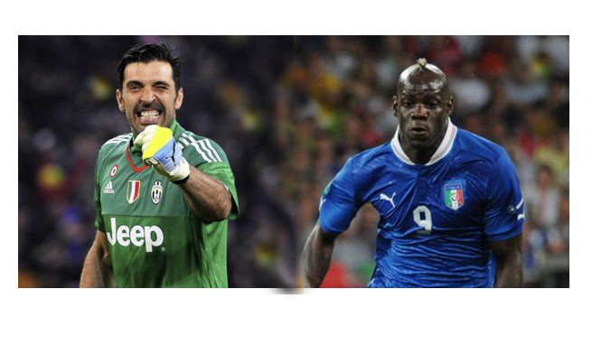  BUFFON AND  BALOTTELLI "THE BEST" IN WEB REPUTATION