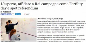 ADVERTISING OF IT GOV., LET’S GIVE THEM TO RAI TV by Davide Ciliberti