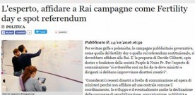 SPOT DI GOVERNO E MINISTERI, AFFIDIAMOLI ALLA RAI di Davide Ciliberti