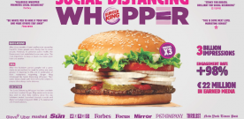 ADCI AWARDS 2020:  GRAND PRIX  GOES TO WUNDERMAN THOMPSON ITALY – FOR BURGER KING